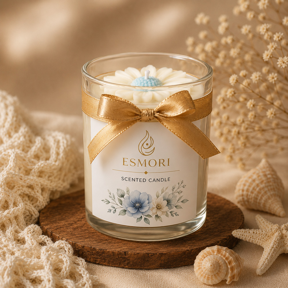 Scented candle glass