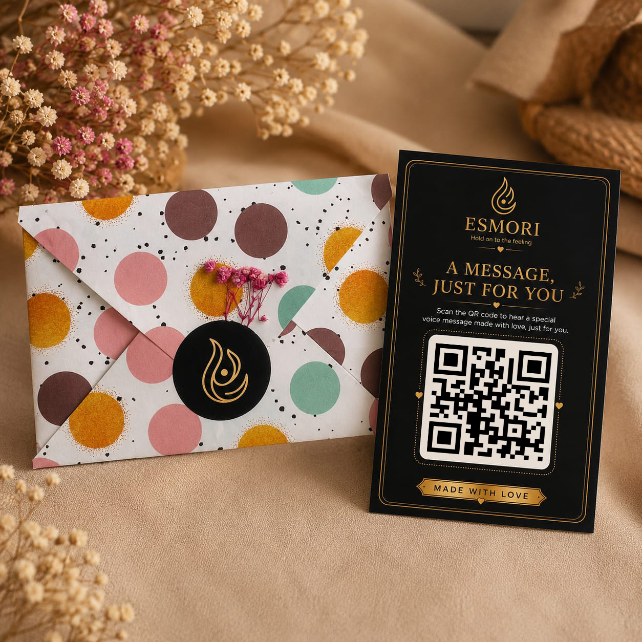 Voice Message QR Code Card